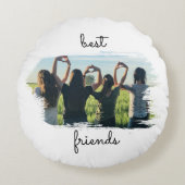 2 エレガント BFFフリ最高のーズ ラウンドクッション (正面)