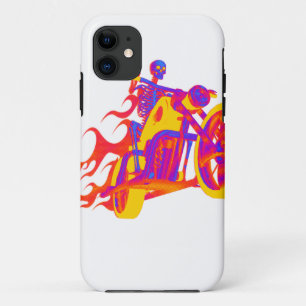 2.オートバイに乗る骸骨 iPhone 11 ケース