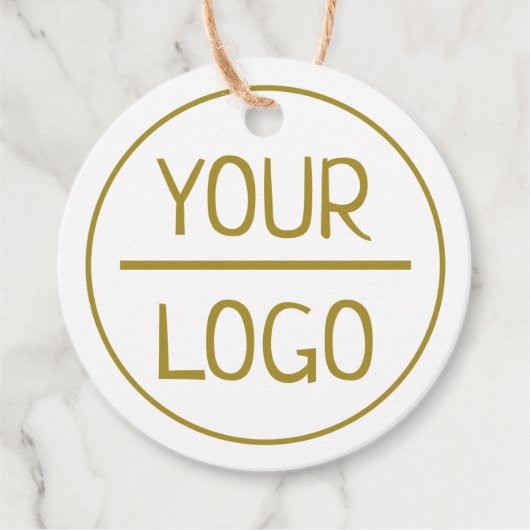 2"クラフトカスタム円丸つるラベル（文字列） フェイバータグ (正面)