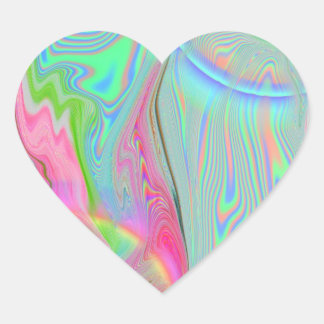 2.サイケデリック0シール(1枚20枚) ハートシール