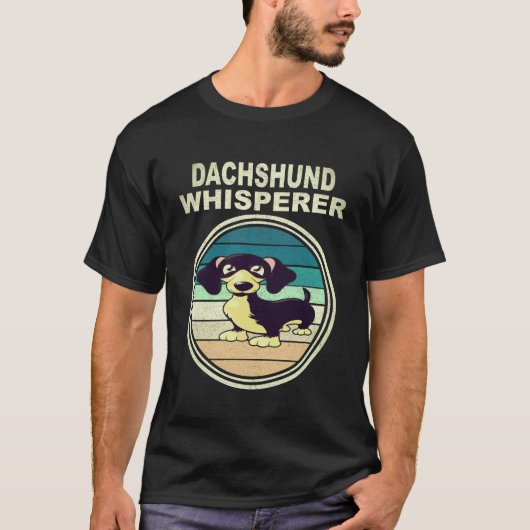 2 ダックスフント+ウィスパラー+ヴィンテージ Tシャツ (正面)