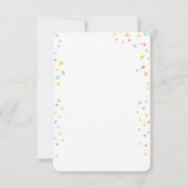 2 – ッティフルーティフルーティ誕生日フルーツサマー 招待状 (裏面)