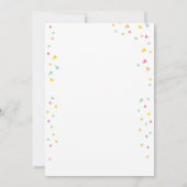 2 – ッティフルーティフルーティ誕生日フルーツサマー 招待状 (裏面)