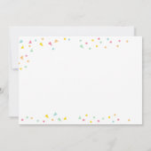 2 – ッティフルーティフルーティ誕生日フルーツサマー 招待状 (裏面)