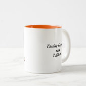 2 – トーンマグカップ11oz ：私のパパ私の古い私（オレンジ） ツートーンマグカップ (正面右)