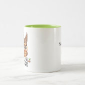 2 – トーンマグカップ11oz :私のパパ私の古い私(ライム) ツートーンマグカップ (中央)