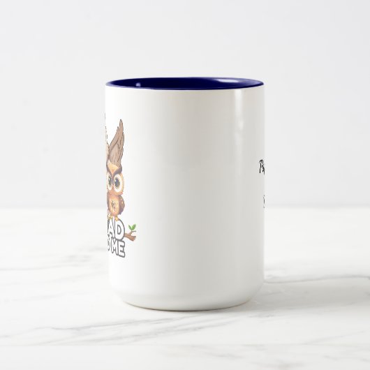 2 – トーンマグカップ15oz :私のパパ私の古い私(海軍) ツートーンマグカップ (中央)