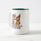 2 – トーンマグカップ15oz :私のパパ私の古い私(緑) ツートーンマグカップ (正面左)