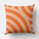 2 – トーン付きオレンストライプのジ波パターン クッション (裏面)