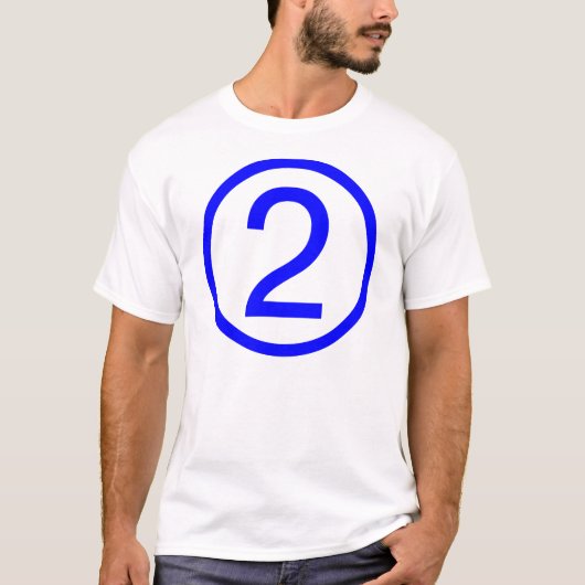 2、ナンバーツー Tシャツ (正面)