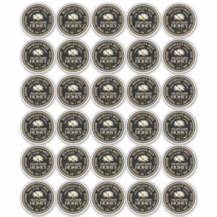 2"ハチミツ標準メイスンジャー缶蓋デイジー シール