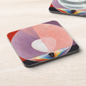 2.ハトによるHilma af Klint コースター (左側)