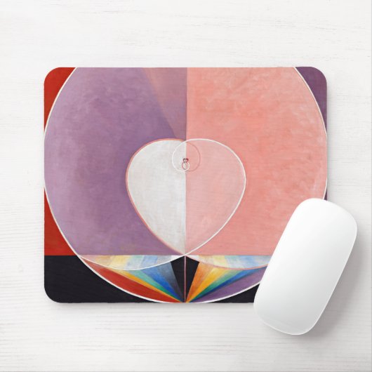 2.ハトによるHilma af Klint マウスパッド (マウス)