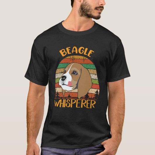 2 ビーグル語の通訳者 ビーグル Tシャツ (正面)