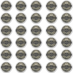 2"ビーズワックスキャンドルヘルカルビー製品ラベル シール