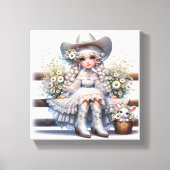 #2 ファンタジーカウガール キャンバスプリント (正面)