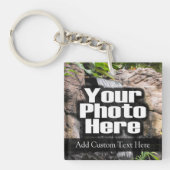 2 – フォトカスタム文字フルカラーキーチェーン キーホルダー (正面)