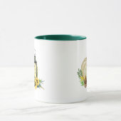 #2 |ホワイトパンプキンランタン秋コーヒーマグ マグカップ (中央)