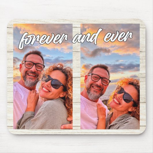 2-モダンphotoコラージュカスタムモノグラム マウスパッド (正面)