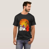 2 モルモット ハロウィン カボチャ Tシャツ (正面フル)