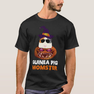 2 モルモット ママスター パンプキンモンスター 楽しいハロウィン Tシャツ