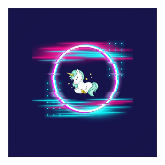 2.ユニコーン愛 フォトプリント            (正面)