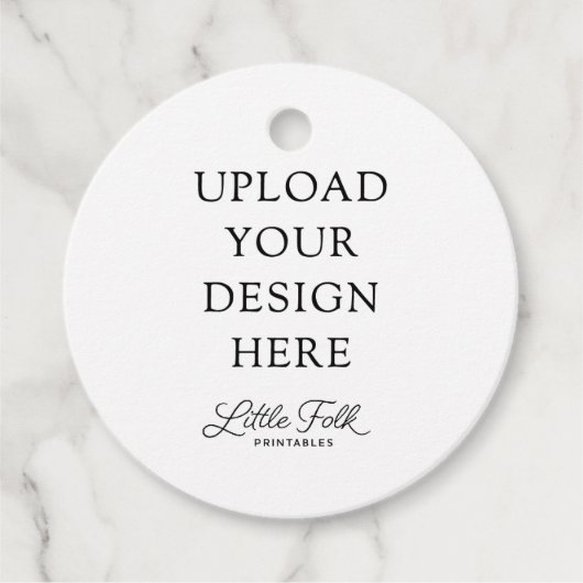 2" ラウンド フェイバータグ (正面)