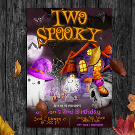 2 不気味 - 2歳の誕生日 招待状