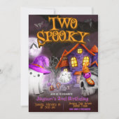 2 不気味 - 2歳の誕生日 招待状 (正面)