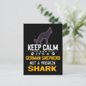 2 保 Calm It's A German Shepherd Not A Freakin S ポストカード (スタンド正面)