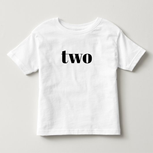 2 – 幼児用ハッピーバースデーシャツ トドラーTシャツ (正面)