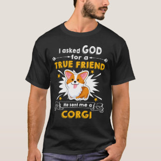 2 彼は私にコーギー犬を送ってくれた Tシャツ