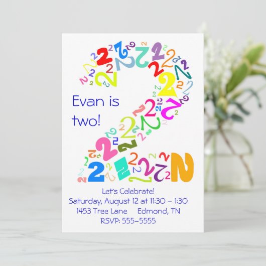 2! 招待状 (スタンド正面)