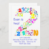 2! 招待状 (正面/裏面)