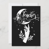 2 – 教師感動的シャツ、ミニマル先生 サンキューカード (正面)