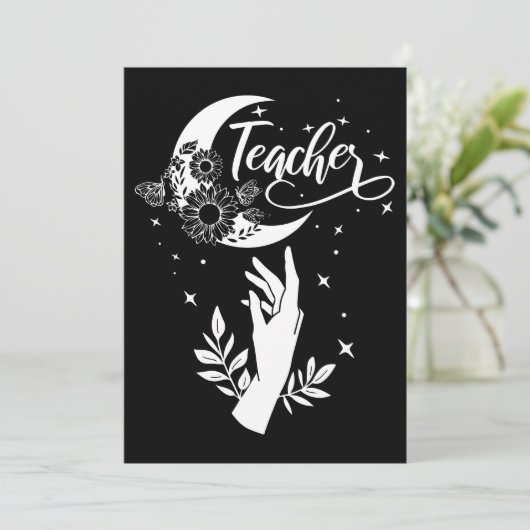 2 – 教師感動的シャツ、ミニマル先生 サンキューカード (スタンド正面)