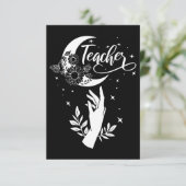 2 – 教師感動的シャツ、ミニマル先生 出欠カード (スタンド正面)