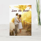 2 – 日付を保存！ 案内状 (正面)