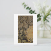 2.梅花小禽図・若冲梅花小鳥若冲 ポストカード (スタンド正面)