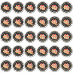 2"標準メイソンジャーのふたラベルメープルシロップ シール