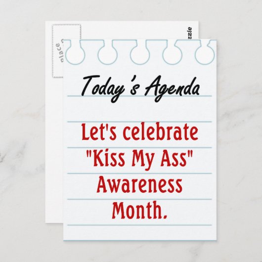 (2)気をつけるべきことがある ポストカード (正面/裏面)