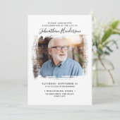 2 – 生活の写真お祝い/葬儀/メモリアル 招待状 (スタンド正面)