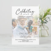 2 – 生活の写真お祝い/葬儀/メモリアル 招待状 (スタンド正面)