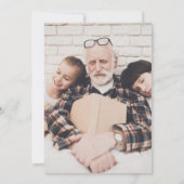 2 – 生活の写真お祝い/葬儀/メモリアル 招待状 (裏面)