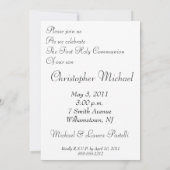 2，聖餐式 招待状 (裏面)