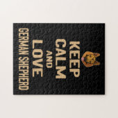 2 落ち着いて ドイツ牧羊犬を愛で続けよう ジグソーパズル (横)