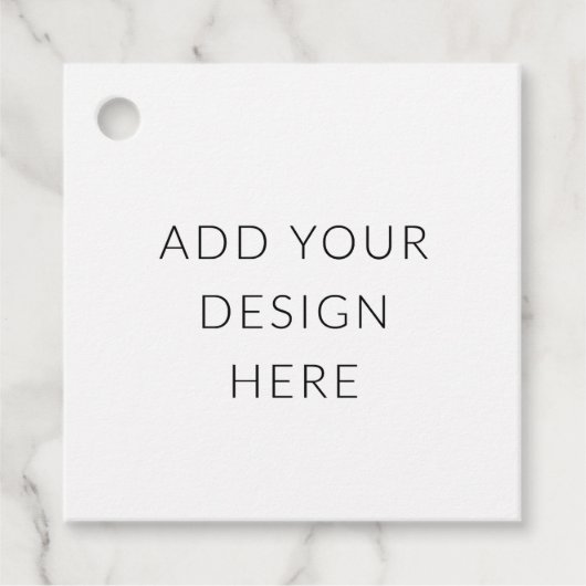 2" 角型タグ印刷 フェイバータグ (正面)