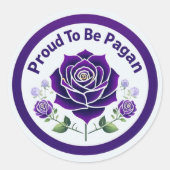 2 誇りを持った Be 異教の ラウンドシール (正面)