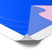 2-足スクエアバウハウスアートポスター7 ポスター (角)