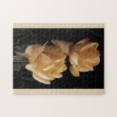 2、黄色バラ、パズル ジグソーパズル (横)